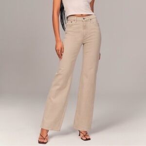 ABERCROMBIE AND FITCH 90s relaxed high-rise Jean 30/10r